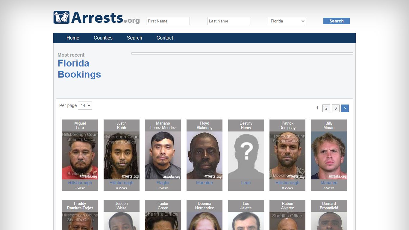 Hillsborough County Arrests and Inmate Search